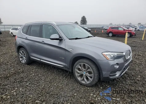 2015 BMW X3 xDrive28I z USA, uszkodzony, nr VIN 5UXWX9C53F0D59645